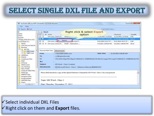 DXL to PDF Converter