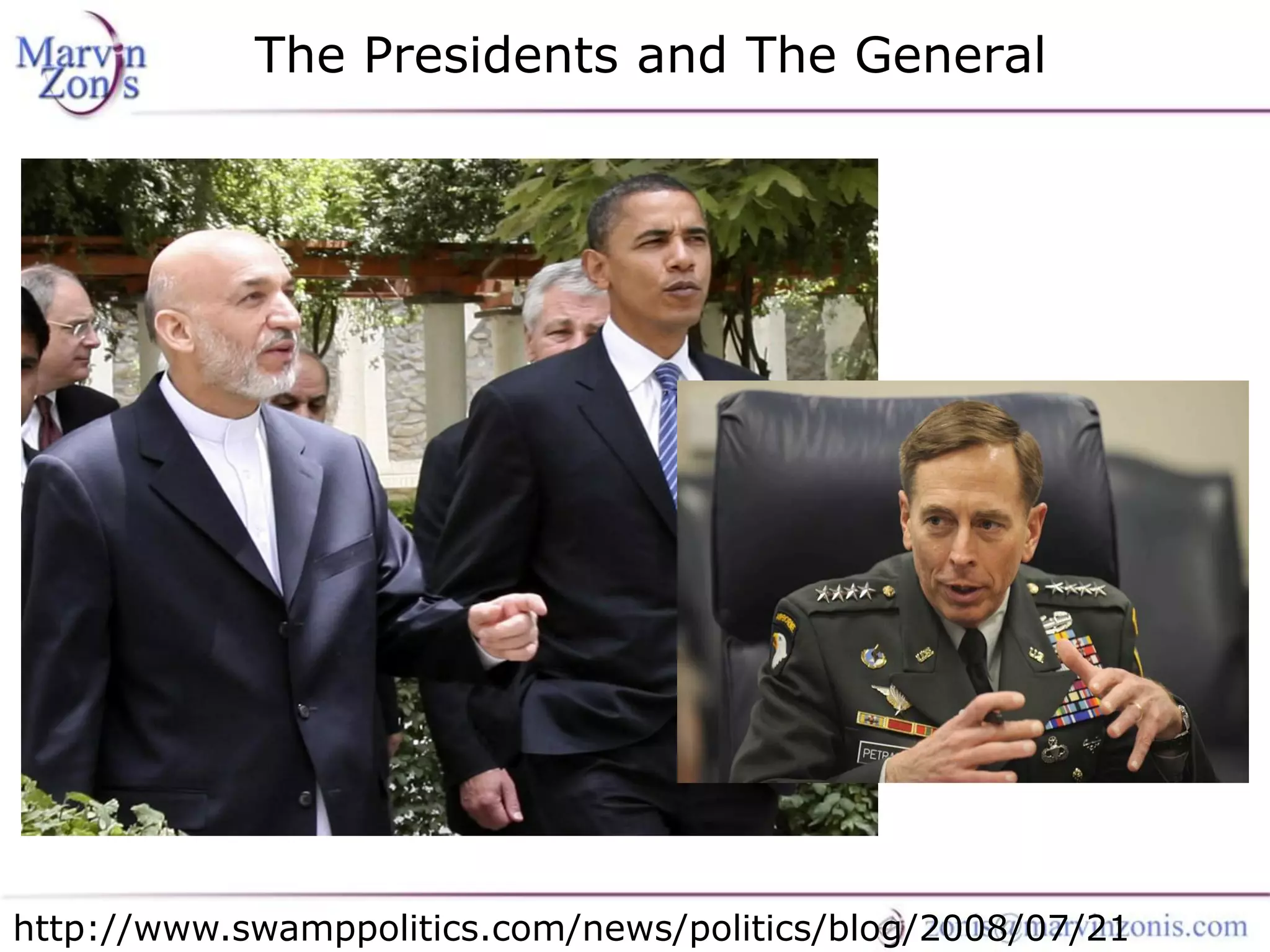 Marvin Zonis - Challenges for President Obama