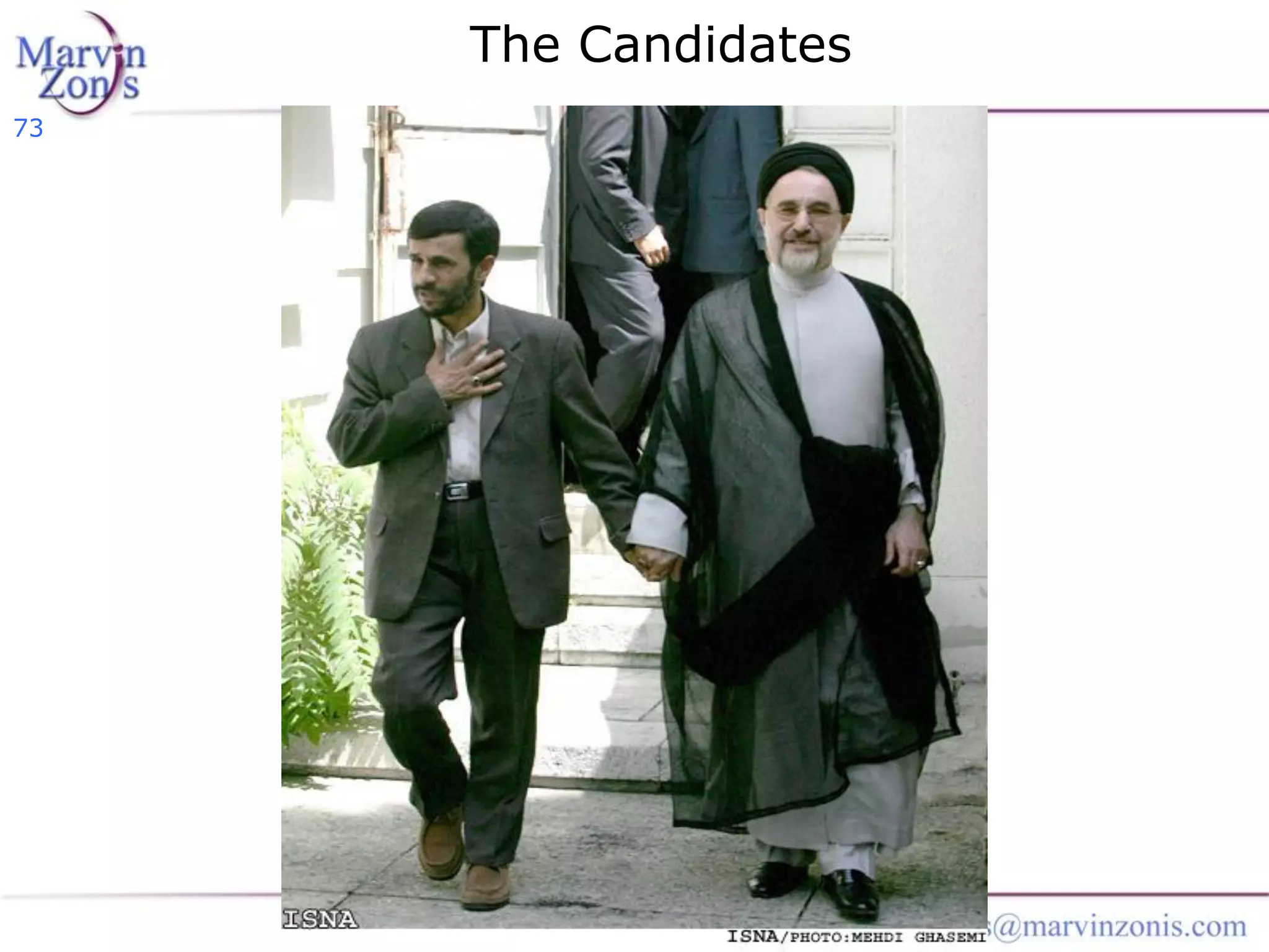 Marvin Zonis - Challenges for President Obama