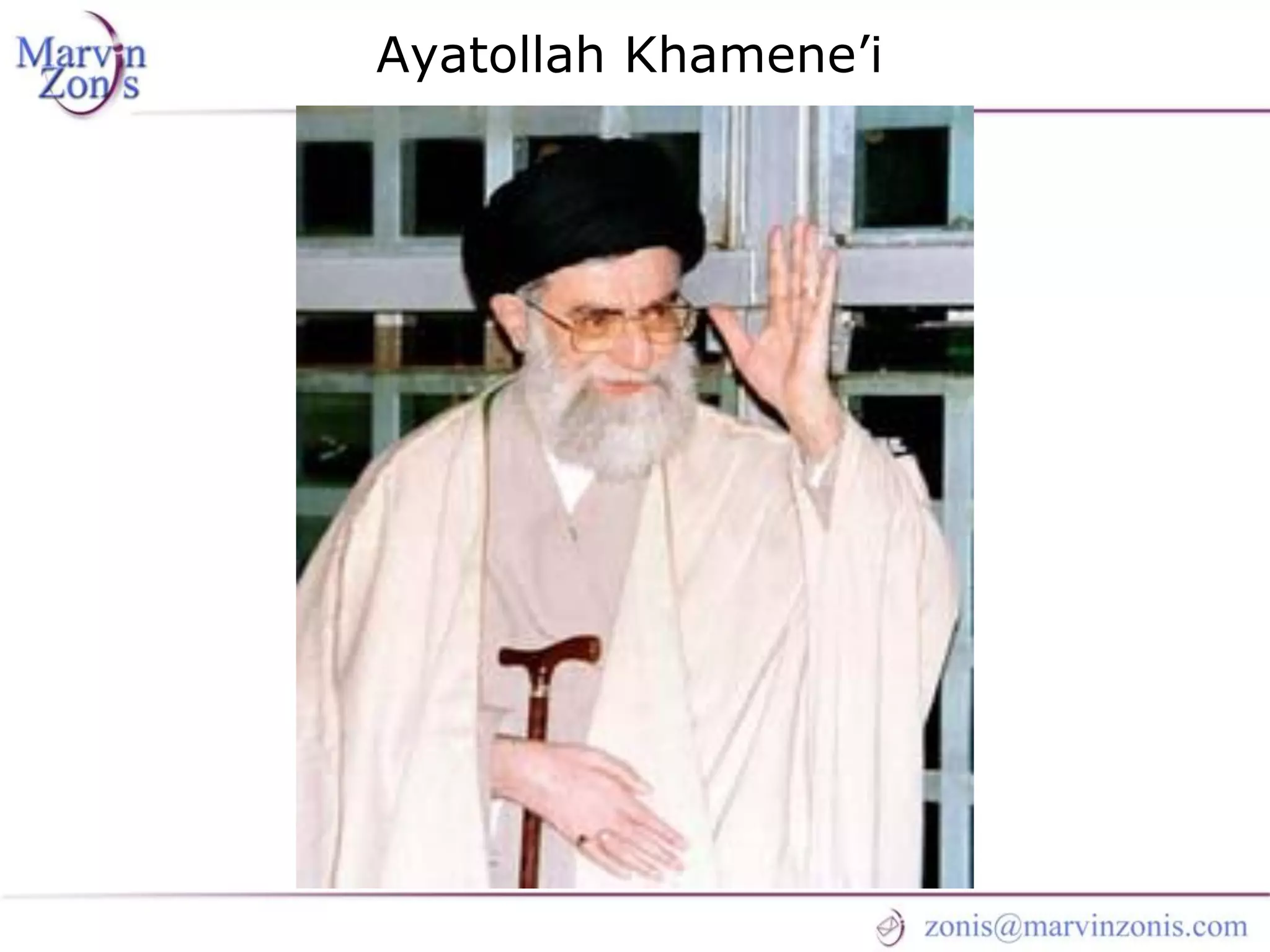 Marvin Zonis - Challenges for President Obama