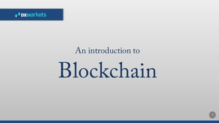 An introduction to Blockchain (for nontechnical people) | PDF