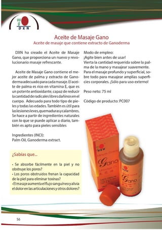 Catálogo DXN - España