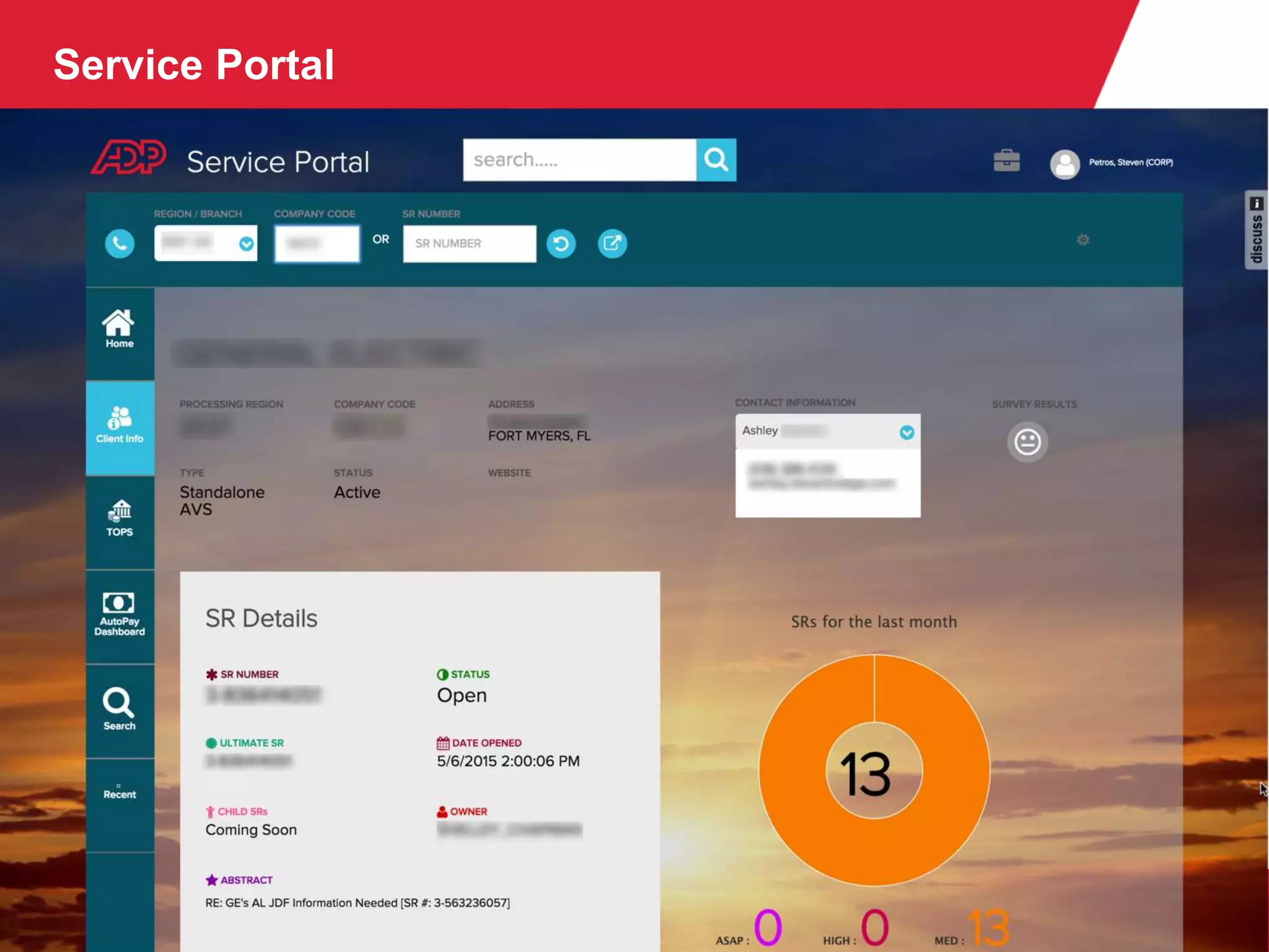 Service Portal
© Copyright 2013 ADP, Inc. Proprietary and Confidential Information.20
 