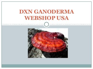 DXN GANODERMA
WEBSHOP USA
 
