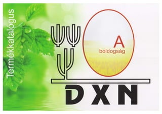 új DXN termékkatalógus