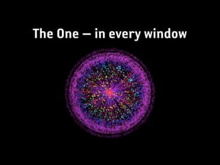 The One — in every window
 