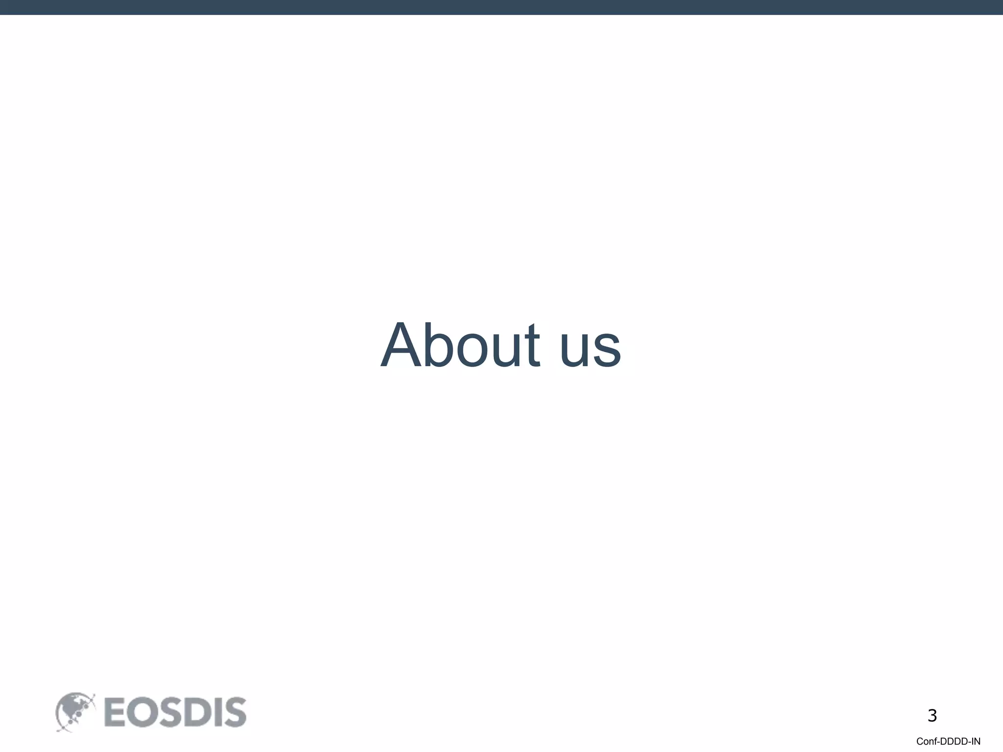 Conf-DDDD-IN
3
About us
 