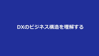 DXのビジネス構造を理解する
 