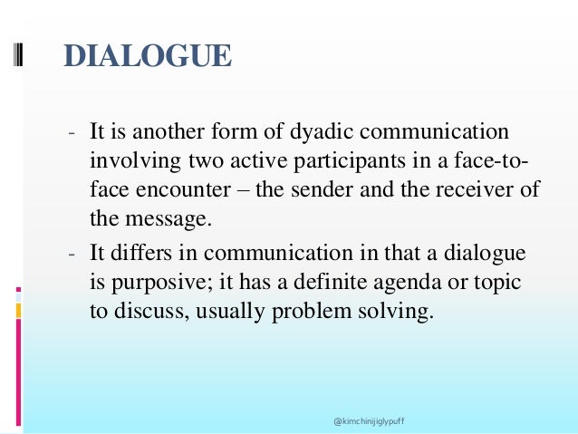 dyadic communication