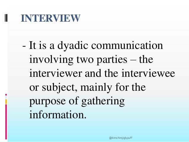 dyadic communication