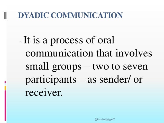 dyadic communication