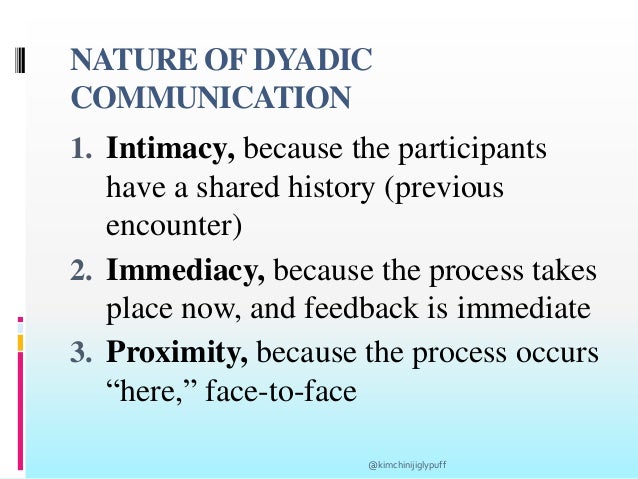 dyadic communication