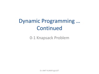 Dynamic Programming knapsack 0 1 | PDF | Computing | Technology & Computing
