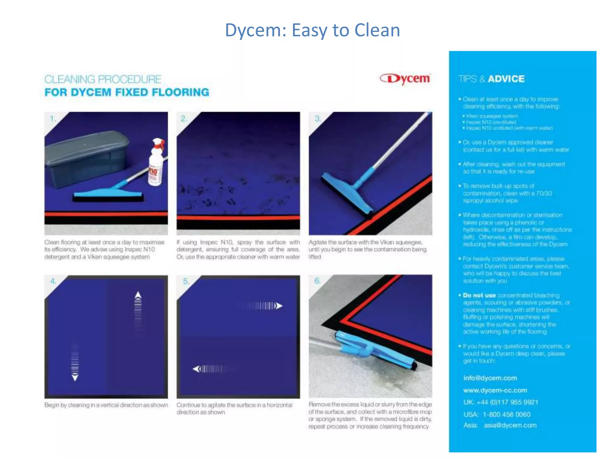 Dycem contamination control you can trust PPTX