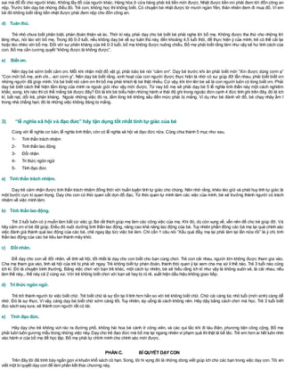 sai mà đổ lỗi cho người khác. Không lấy đồ của người khác. Hàng hóa ở cửa hàng phải trả tiền mới được. Nhặt được tiền rơi phải đem tới đồn công an
nộp. Trước tiên dạy bé những điều đó. Trẻ con, không học thì không biết. Có chuyện bé nhặt được tờ mười ngàn Yên, thản nhiên đem đi mua đồ. Vì em
bé đó không biết rằng tiền nhặt được phải đem nộp cho đồn công an.
d) Tuân thủ.
Trẻ nhỏ chưa biết phân biệt, phán đoán thiện và ác. Thời kì này, phải dạy cho bé biết bé phải nghe lời bố mẹ. Không được tha thứ cho những lời
lăng nhục, nói láo với bố mẹ. Trong độ 0-3 tuổi, nếu không dạy bé về sự tuân thủ này, đến khoảng 4,5 tuổi thôi, để thực hiện ý của mình, trẻ có thể cãi lại
hoặc lèo nhèo với bố mẹ. Đối với sự phản kháng của trẻ 0-3 tuổi, bố mẹ không được nuông chiều. Bố mẹ phải biết rằng làm như vậy sẽ hư tính cách của
con. Bố mẹ cần cương quyết “không được là không được”.
e) Biết ơn.
Nên dạy bé sớm biết cảm ơn. Mỗi khi nhận một đồ vật gì, phải bảo bé nói “cảm ơn”. Dạy bé trước khi ăn phải biết mời “Xin được dùng cơm ạ”
“Con mời bố mẹ, anh chi... xơi cơm ạ”. Nên dạy bé biết rằng, sinh hoạt của con người được thực hiện là nhờ có sự giúp đỡ lẫn nhau, phải biết biết ơn
những người đã giúp mình. Và bé biết nói cảm ơn thì bố mẹ phải khích lệ bé thật nhiều. Cứ vậy, khi lớn lên bé sẽ là con người luôn có lòng biết ơn. Phải
dạy bé biết cách thể hiện tấm lòng của mình ra ngoài giỏi như vậy mới được. Từ nay bố mẹ sẽ phải dạy bé 5 lễ nghĩa tinh thần này một cách nghiêm
khắc, song, khi nào thìcó thể mắng bé được đây? Đó là khi bé biểu hiện những hành vi thái độ ghi trong ngoặc đơn cạnh 4 đức tính ghi trên đây, đó là ích
kỉ, bắt nạt, dối trá, phản kháng. Ngoài những việc đó ra, tấm lòng trẻ không xấu đến mức phải bị mắng. Ví dụ như bé đánh vỡ đồ, bé chạy nhảy ầm ĩ
trong nhà chẳng hạn, đó là những việc không đáng bị mắng.
3) “lễ nghĩa xã hội và đạo đức” hãy tận dụng tốt nhất tính tự giác của bé
Cùng với lễ nghĩa cơ bản, lễ nghĩa tinh thần, còn có lễ nghĩa xã hội và đạo đức nữa. Cũng chia thành 5 mục như sau.
1- Tinh thần trách nhiệm
2- Tinh thần lao động
3- Đối nhân
4- Tri thức ngôn ngữ
5- Tính đạo đức
a) Tinh thần trách nhiệm.
Dạy trẻ cảm nhận được tinh thần trách nhiệm đồng thời với huấn luyện tính tự giác cho chúng. Nên nhớ rằng, khéo léo giữ và phát huy tính tự giác là
một bước cực kì quan trọng. Dạy cho con có thói quen cất dọn đồ đạc. Từ thói quen tự mình làm các việc của mình, bé sẽ trưởng thành người có trách
nhiệm về việc mình làm.
b) Tinh thần lao động.
Trẻ 3 tuổi luôn có ý muốn làm bất cứ việc gì. Bé rất thích giúp mẹ làm các công việc của mẹ. Khi đó, dù còn vụng về, vẫn nên để cho bé giúp đỡ. Và
hãy cảm ơn vì bé đã giúp. Điều đó nuôi dưỡng tinh thần lao động, nâng cao khả năng lao động của bé. Tuy nhiên phần đông các bà mẹ lại quá chính xác
việc đánh giá thành quả lao động của các bé, chê ngay lập tức việc bé làm. Chỉ cần 1 câu nói “Xấu quá đấy, mẹ lại phải làm lại lần nữa rồi” là ý chí, tinh
thần lao động của các bé tiêu tan thành mây khói.
c) Đối nhân.
Để dạy cho con về đối nhân, về tính xã hội, tốt nhất là dạy cho con biết cho bạn cùng chơi. Trẻ con cãi nhau, người lớn không được tham gia vào.
Cha mẹ tham gia vào, tính xã hội của trẻ bị phá vỡ ngay. Trẻ không biết tự phán đoán, thành thói quen ỷ lại xem cha mẹ xử lí thế nào. Trẻ 3 tuổi nào cũng
ích kỉ. Đó là chuyện bình thường. Bằng việc chơi với bạn trẻ khác, một cách tự nhiên, bé sẽ hiểu rằng ích kỉ như vậy là không suôn sẻ, là cãi nhau, nếu
làm thế này... thế này cả 2 cùng vui. Với trẻ không biết chơi với bạn sẽ hay bị rủ rê, xuất hiện dấu hiệu không giao tiếp.
d) Tri thức ngôn ngữ.
Trẻ trở thành người từ việc biết chữ. Trẻ biết chữ là sự tồn tại lítính hơn hẳn so với trẻ không biết chữ. Chữ cái càng lúc nhỏ tuổi (mới sinh) càng dễ
nhớ. Đó là sự thực. Vì vậy, càng dạy bé biết chữ sớm càng tốt. Tuy nhiên, ép uổng là cách không nên. Hãy dậy bằng cách chơi mà học. Trẻ 3 tuổi biết
đọc sách say sưa, sẽ thành con người rất có tài.
e) Tính đạo đức.
Hãy dạy cho trẻ không vứt rác ra đường phố, không hái hoa bẻ cành ở công viên, và các qui tắc khi đi tàu điện, phương tiện công cộng. Bố mẹ
phải luôn luôn gương mẫu trong những việc này. Dạy cho trẻ đạo đức mà bố mẹ lại ngang nhiên vi phạm quả thìthật là bế tắc. Trẻ em hơn ai hết luôn nhìn
vào hành vi của bố mẹ để học tập. Bố mẹ phải tự chỉnh mình cho chính xác mới được.
PHẦN C. BÍ QUYẾT DẠYCON
Trên đây tôi đã trình bày ngắn gọn vìkhuôn khổ sách có hạn. Song, tôi hi vọng đó là những dòng viết giúp ích cho các bạn trong việc dạy con. Tôi xin
viết một bíquyết dạy con để làm phần kết thúc chương này.
 