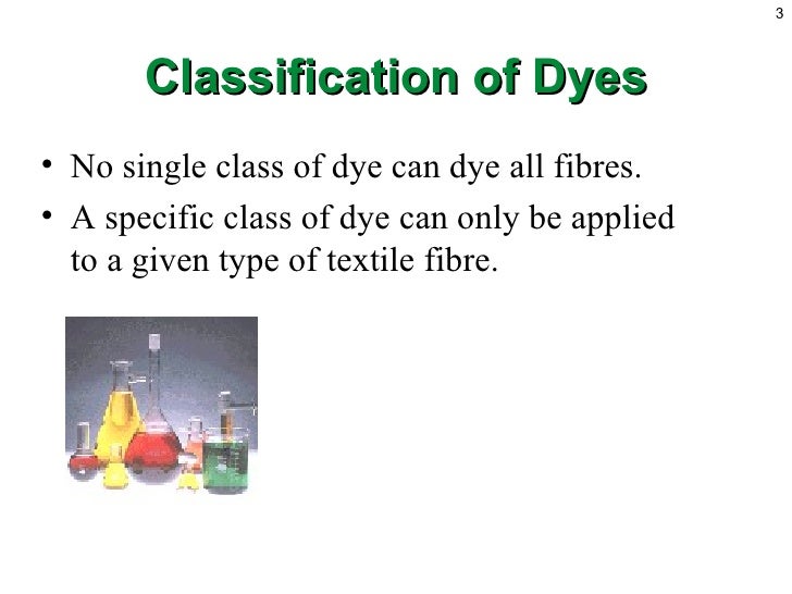 Dye classification