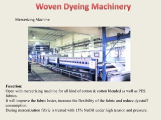 Textile Dyeing Machinery | PPT