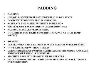 Dyeing of cotton with vat dyes | PPT
