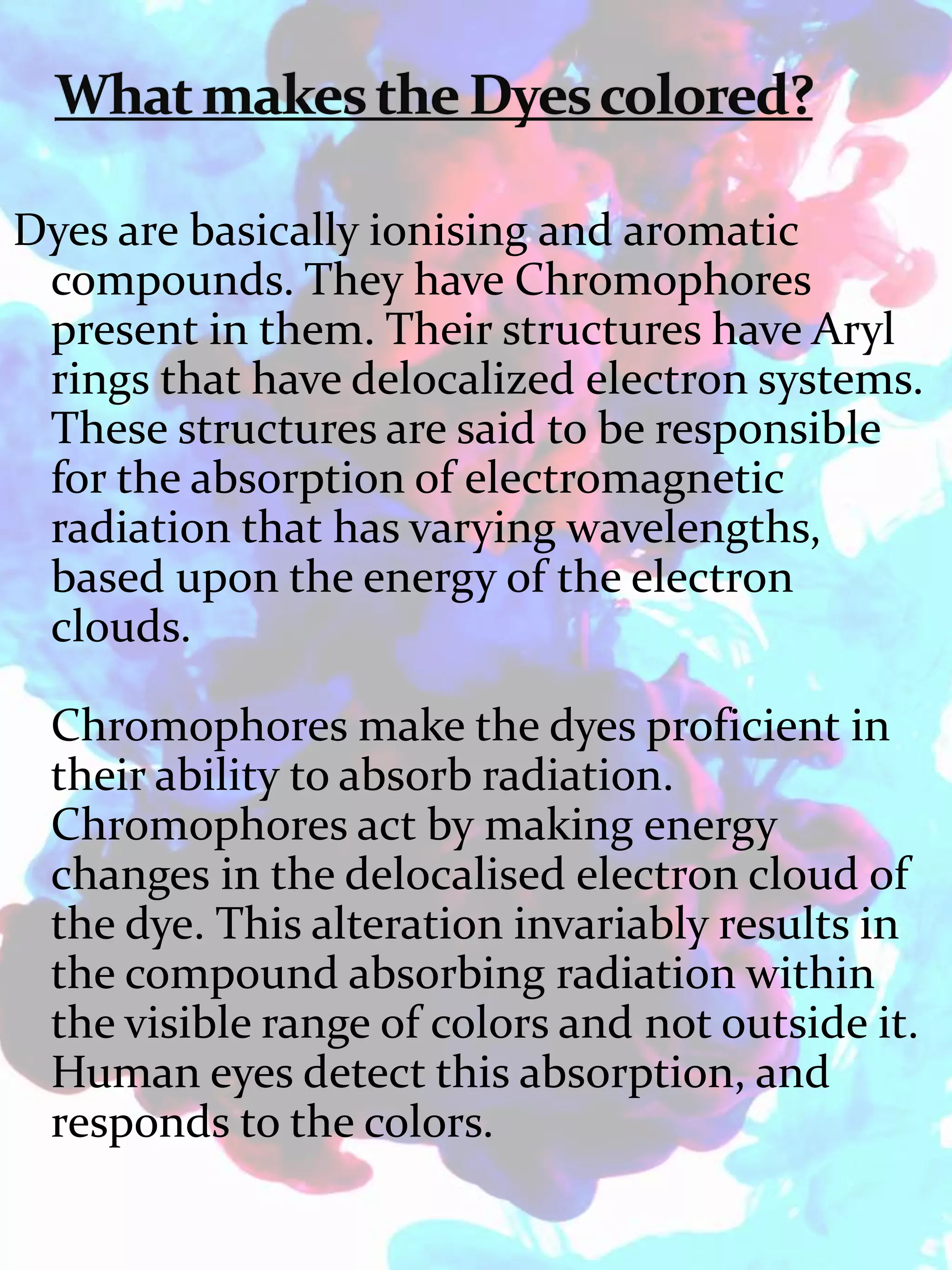 Dyeing of fabrics | PPTX