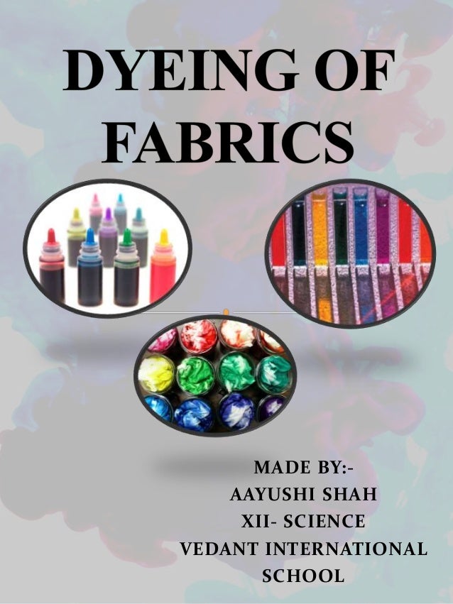 Dyeing of fabrics