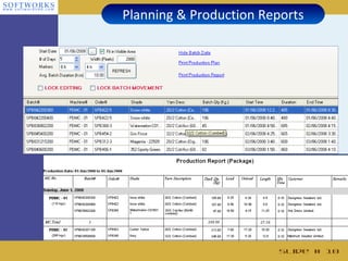 Planning & Production Reports




                         Slide # 10
 