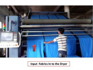 Input Fabrics In to the Dryer
 