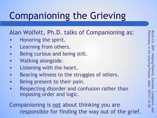 Companioning Grief in the NICU: Identifying, Understanding and Helping Grieving ...