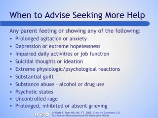 Grief in the NICU: Identifying, Understanding and Helping Grieving ...