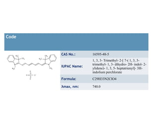 Code


       CAS No.:      16595-48-5
                     1, 3, 3- Trimethyl- 2-[ 7-( 1, 3, 3-
                     trim...