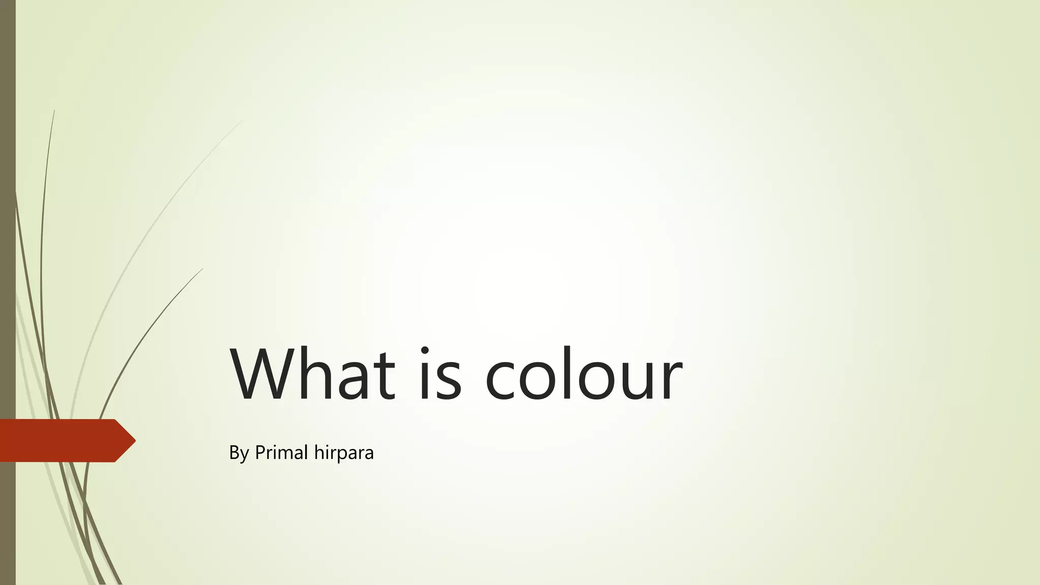 Dyes and pigment PPT