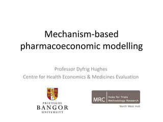 Mechanism-based
pharmacoeconomic modelling
Professor Dyfrig Hughes
Centre for Health Economics & Medicines Evaluation

 