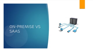 ON-PREMISE VS
SAAS
 