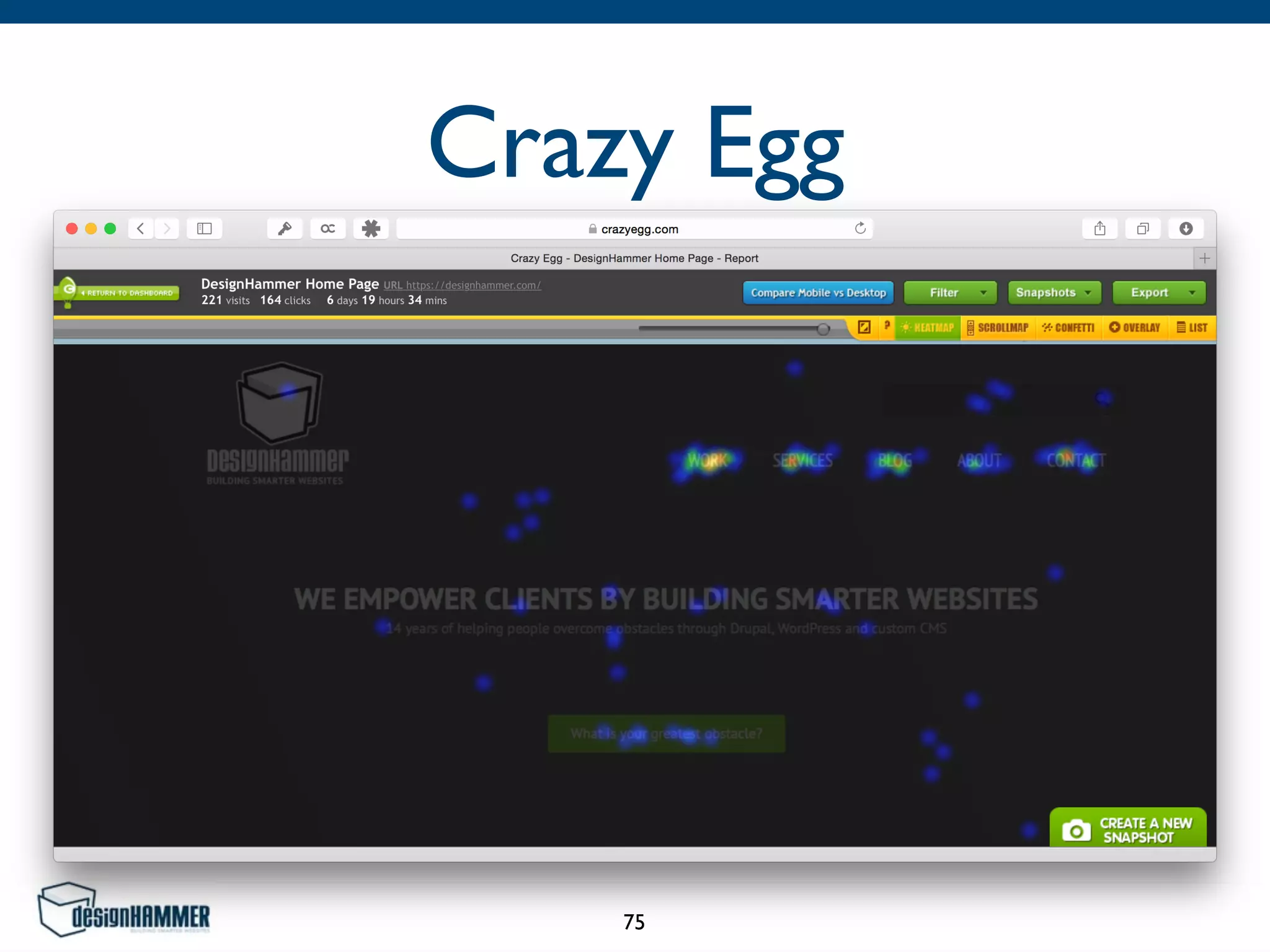 Crazy Egg
75
 