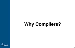 Why Compilers?
39
 