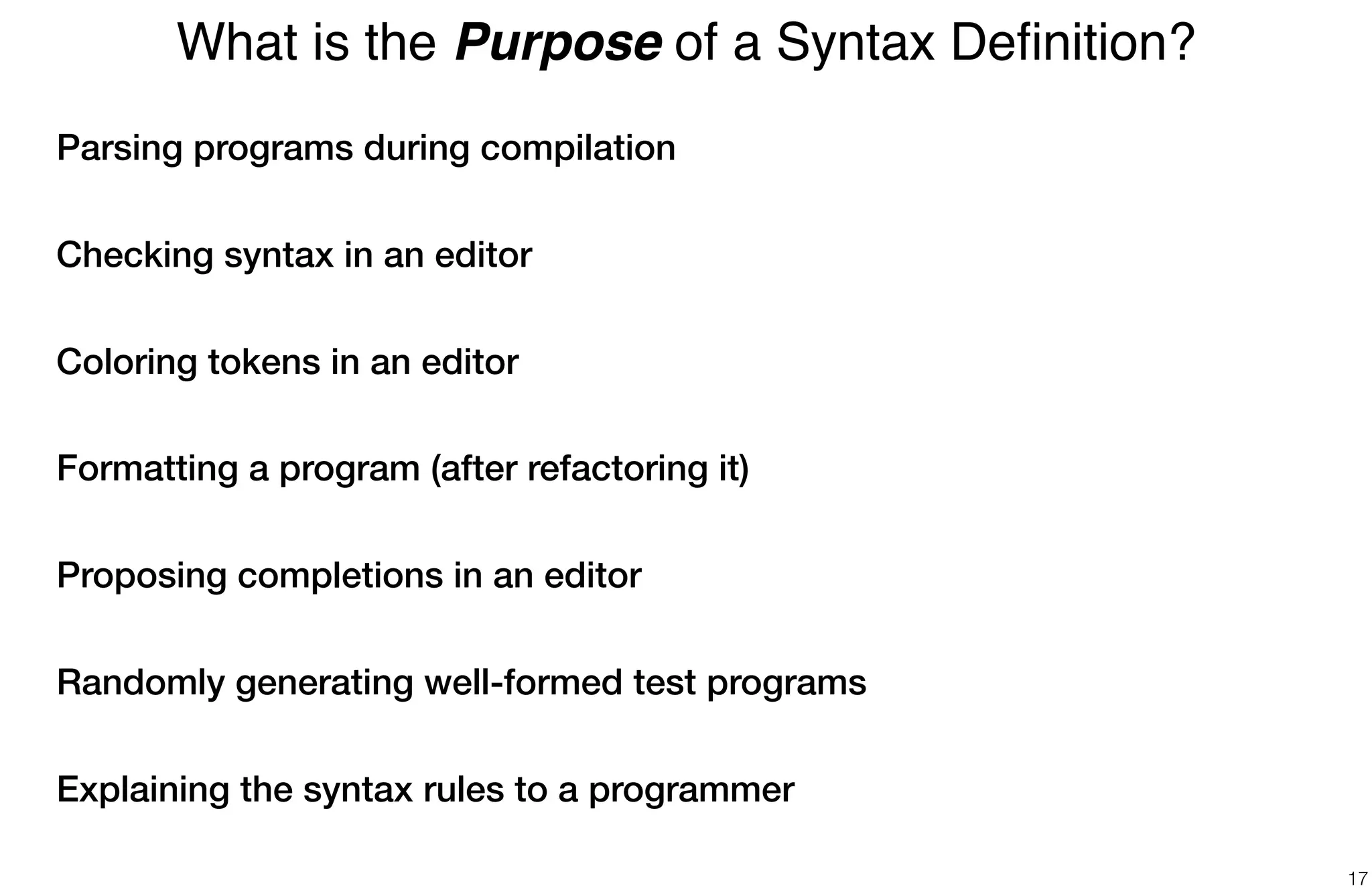 Declare Your Language: Syntax Definition | PPT