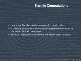 Karmic Computations
Karma is a Sanskrit word meaning action, work or deed.
A different approach from the many existing imp...