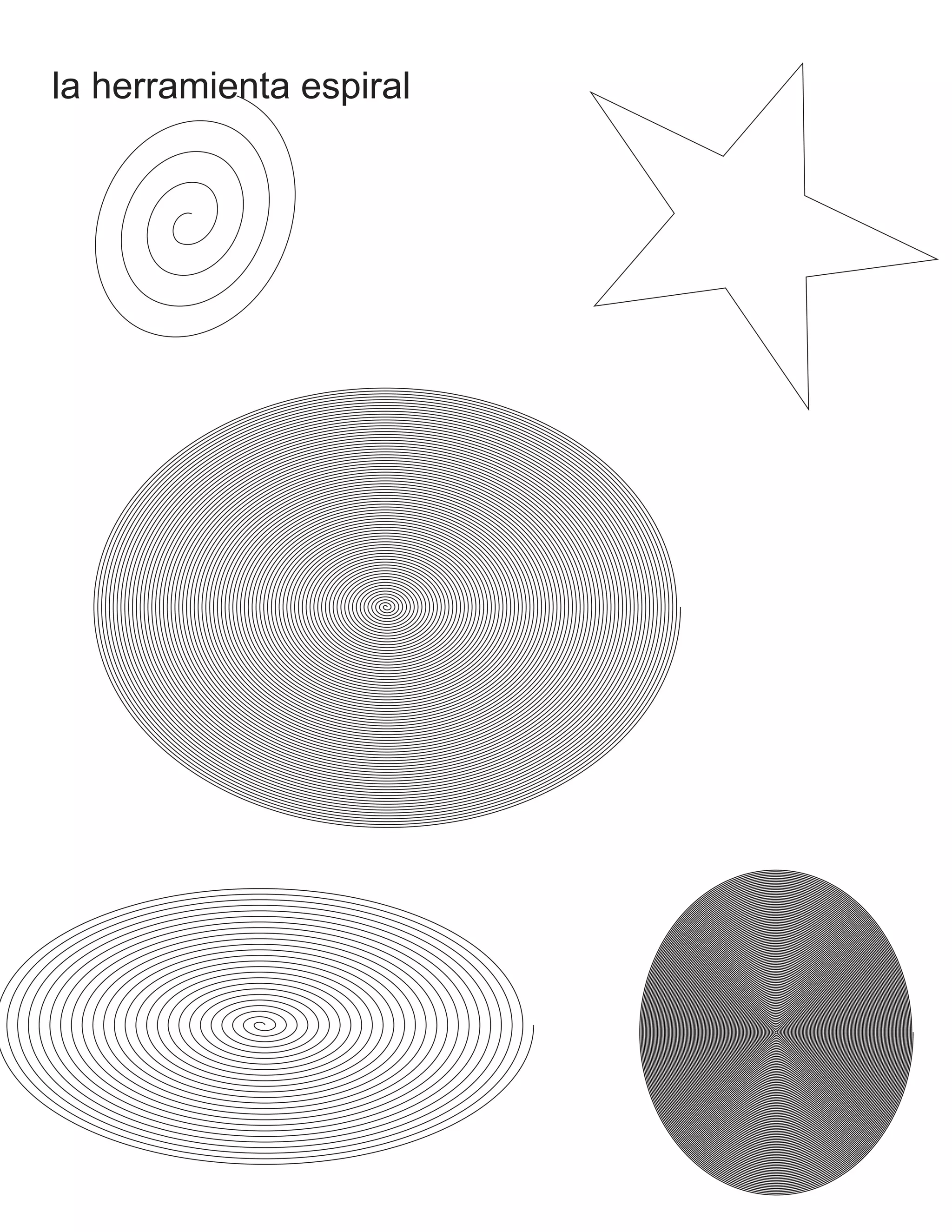 la herramienta espiral