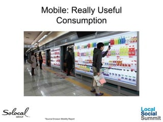 Mobile: Really Useful
Consumption

*Source Ericsson Mobility Report

 