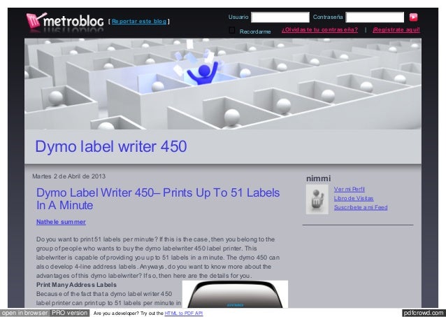 dymo labelwriter 450 not feeding labels