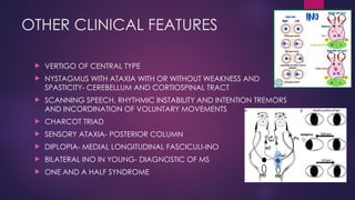 DYMYELINATING DISORDERS of the nervous system | PPTX