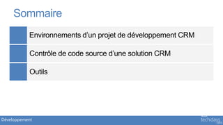 Sommaire




Développement
 