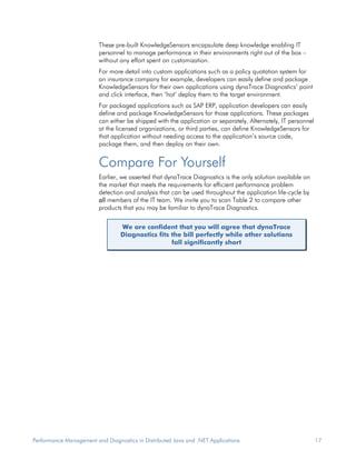 Dyna Trace Whitepaper Performance