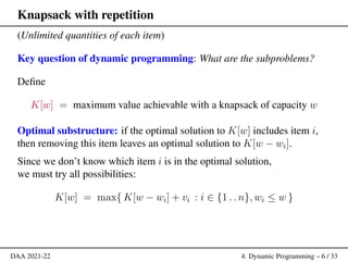 Comprehensive Introduction to Dynamic Programming in Algorithm Design | PDF