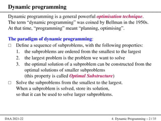 Comprehensive Introduction to Dynamic Programming Techniques in ...