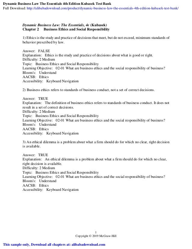 Dynamic Business Law 5e by Kubasek, Browne, Herron, Dhooge, Barkacs | PDF DOWNLOAD dynamic business law kubasek pdf download