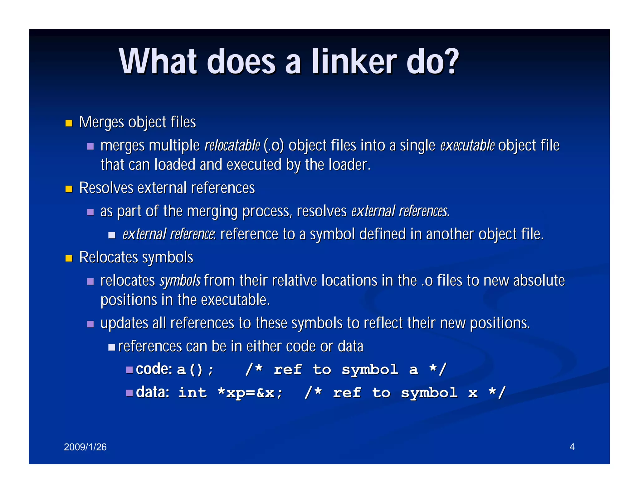 Dynamic Linker