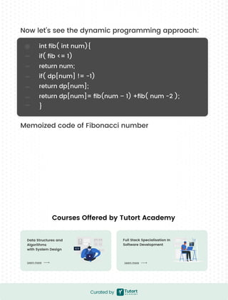 Learn Dynamic Programming Roadmap at Tutort Academy | PDF