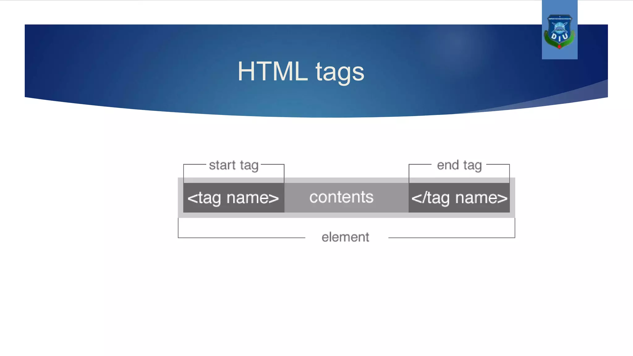 HTML tags 