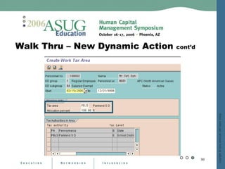 Dynamic Actions On Steroids