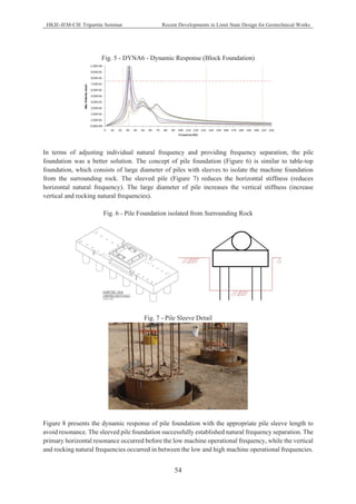 Dynamic analysis of machine foundation: when a static force cannot give ...